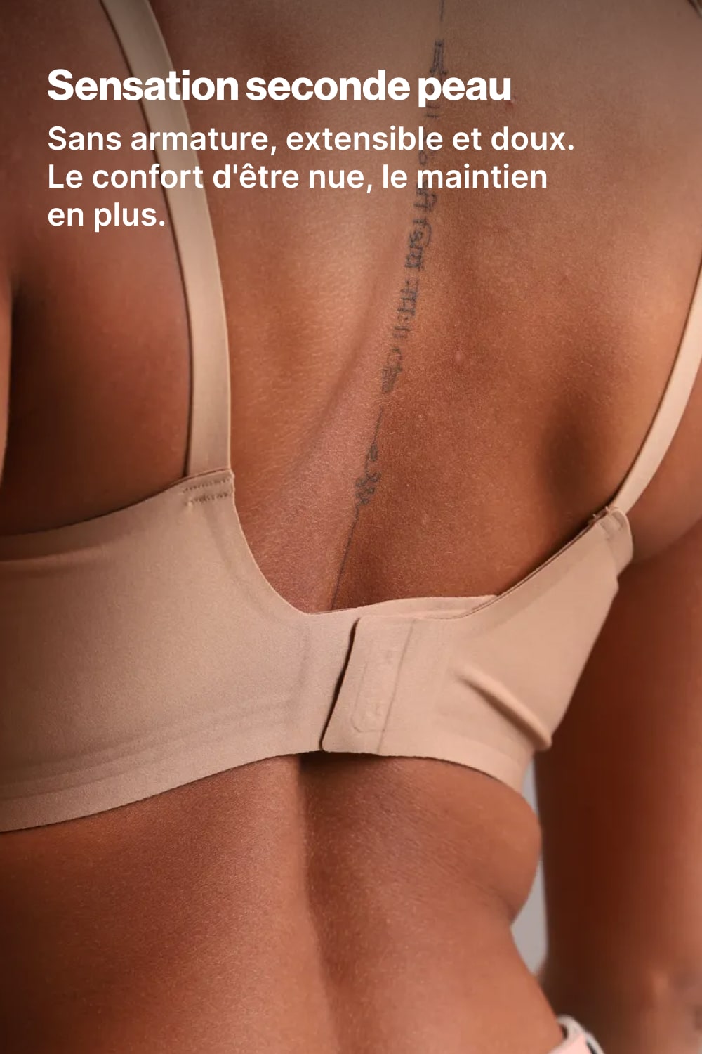 Invisible Push-Up No-Bra Effect Bra