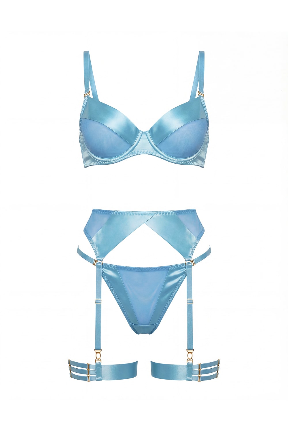 Powder Blue Lingerie Set